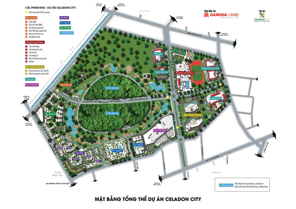 Celadon City Floor Plan - Mặt Bằng Chung Cư Celadon City