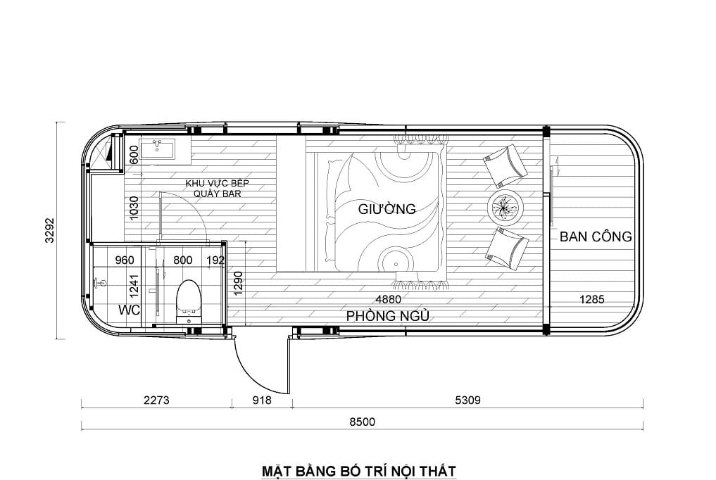 Green Hill Retreat Floor Plan - Mặt Bằng Nội Thất