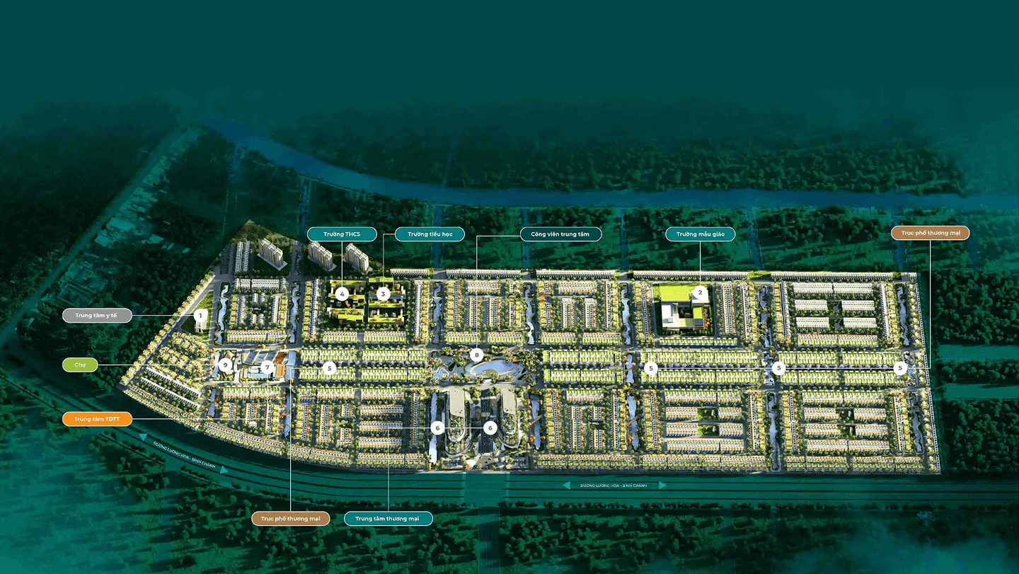 Tong Thể Quy Hoạch Dự Án La Home - NewLink Investment