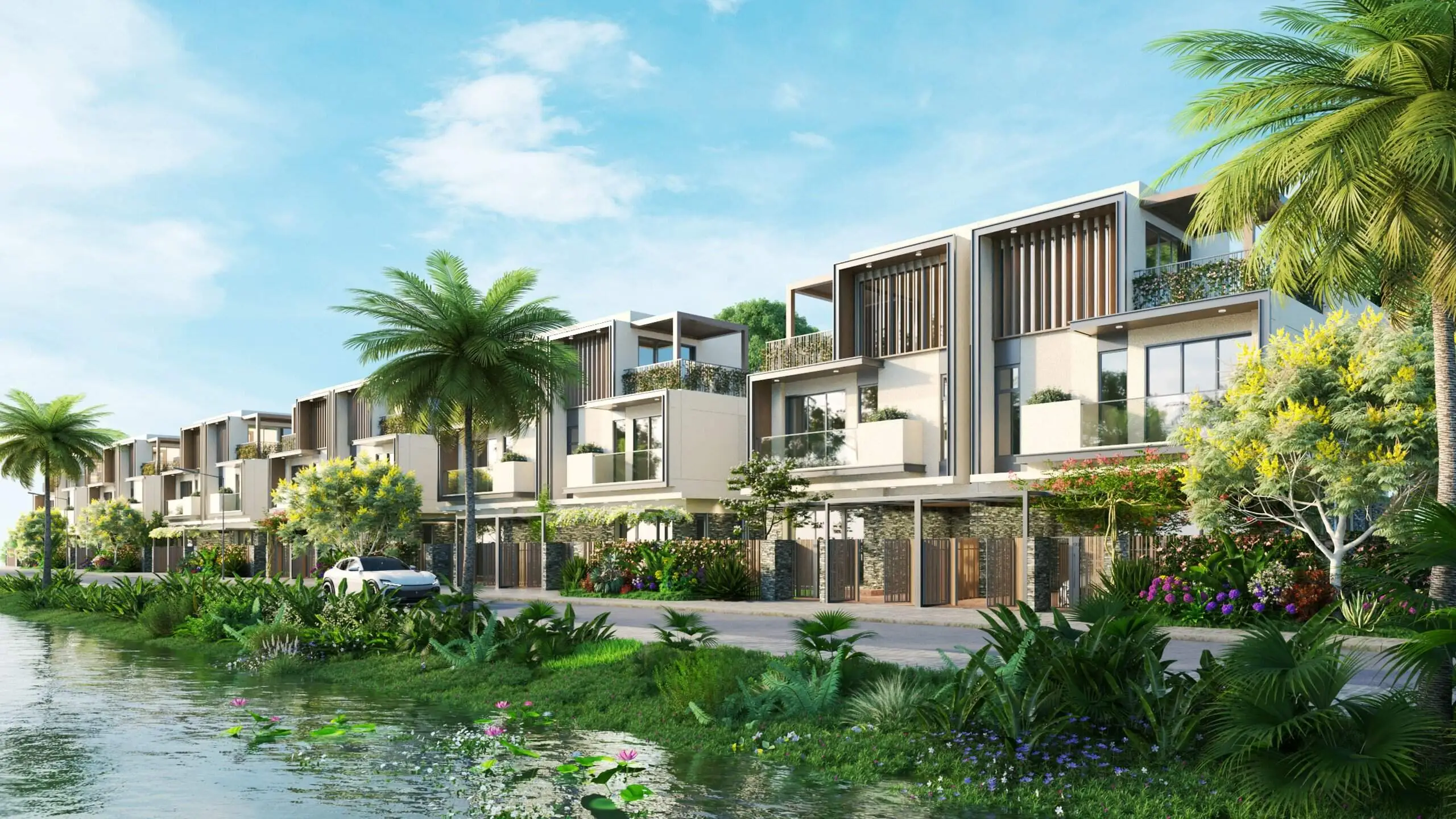 Biệt thự ven kênh CV2 - LaHome - NewLink Investment