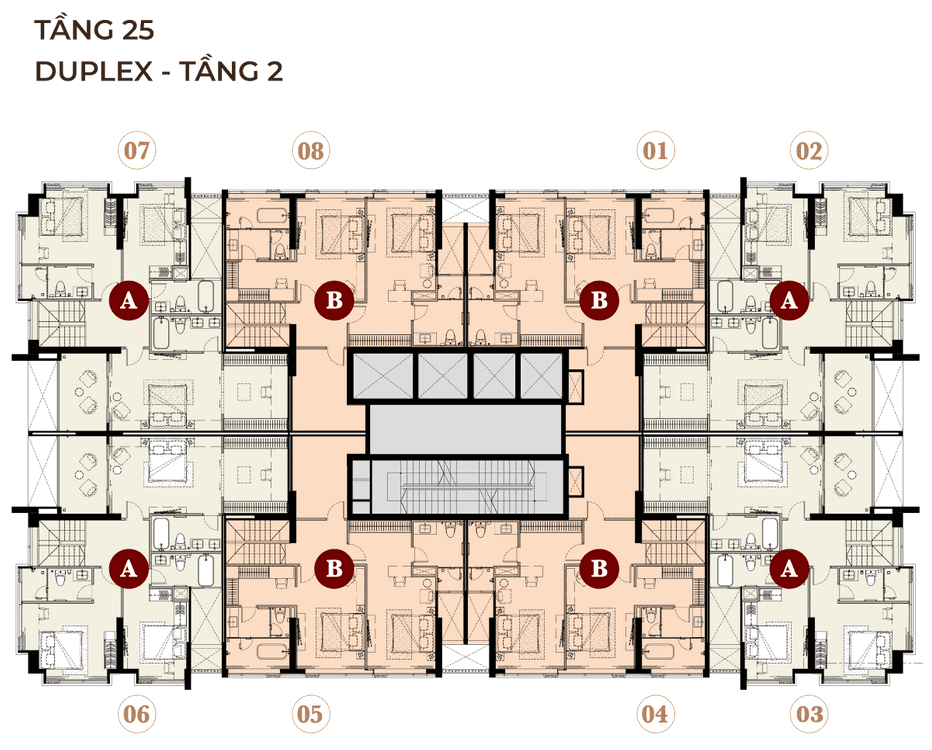 Sơ đồ TẦNG DUPLEX 2