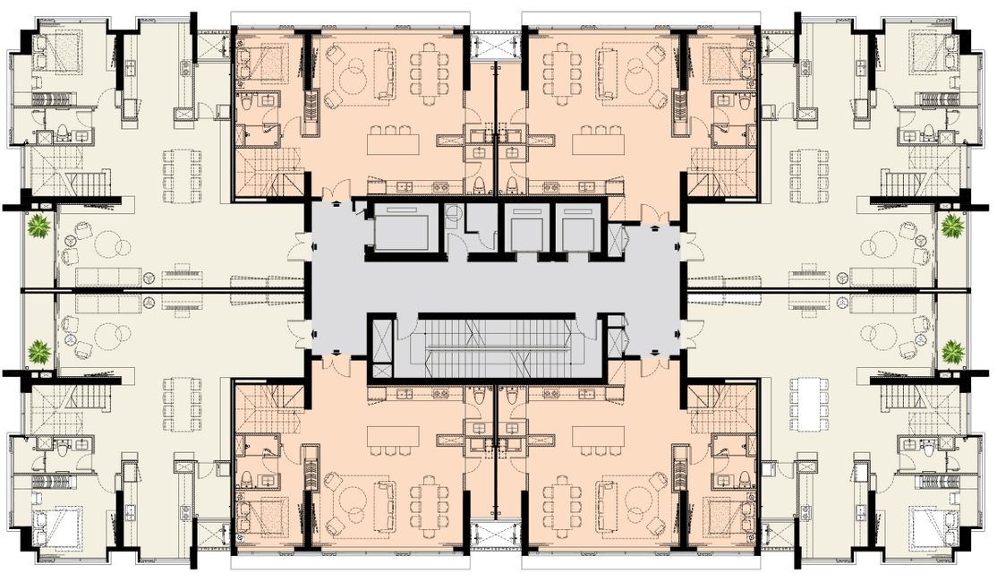 Sơ đồ TẦNG ĐIỂN HÌNH 14-13